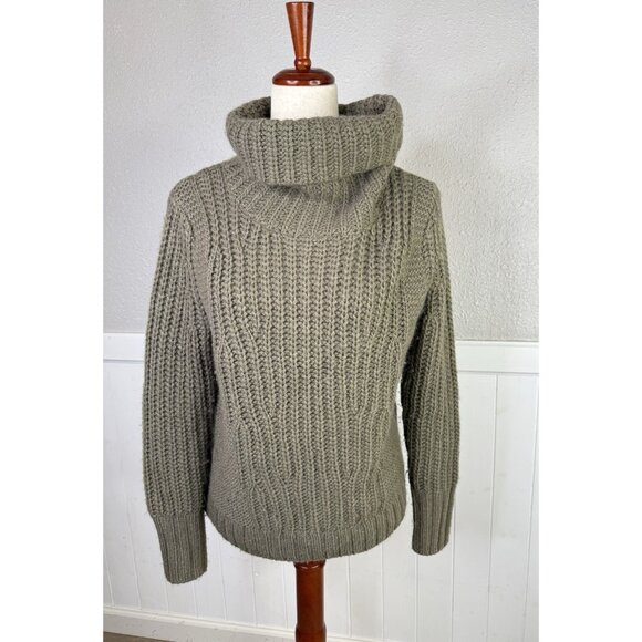 Banana Republic Sweater Womens PS Italian Yarn Alpaca Merino Wool Turtleneck - Picture 1 of 8